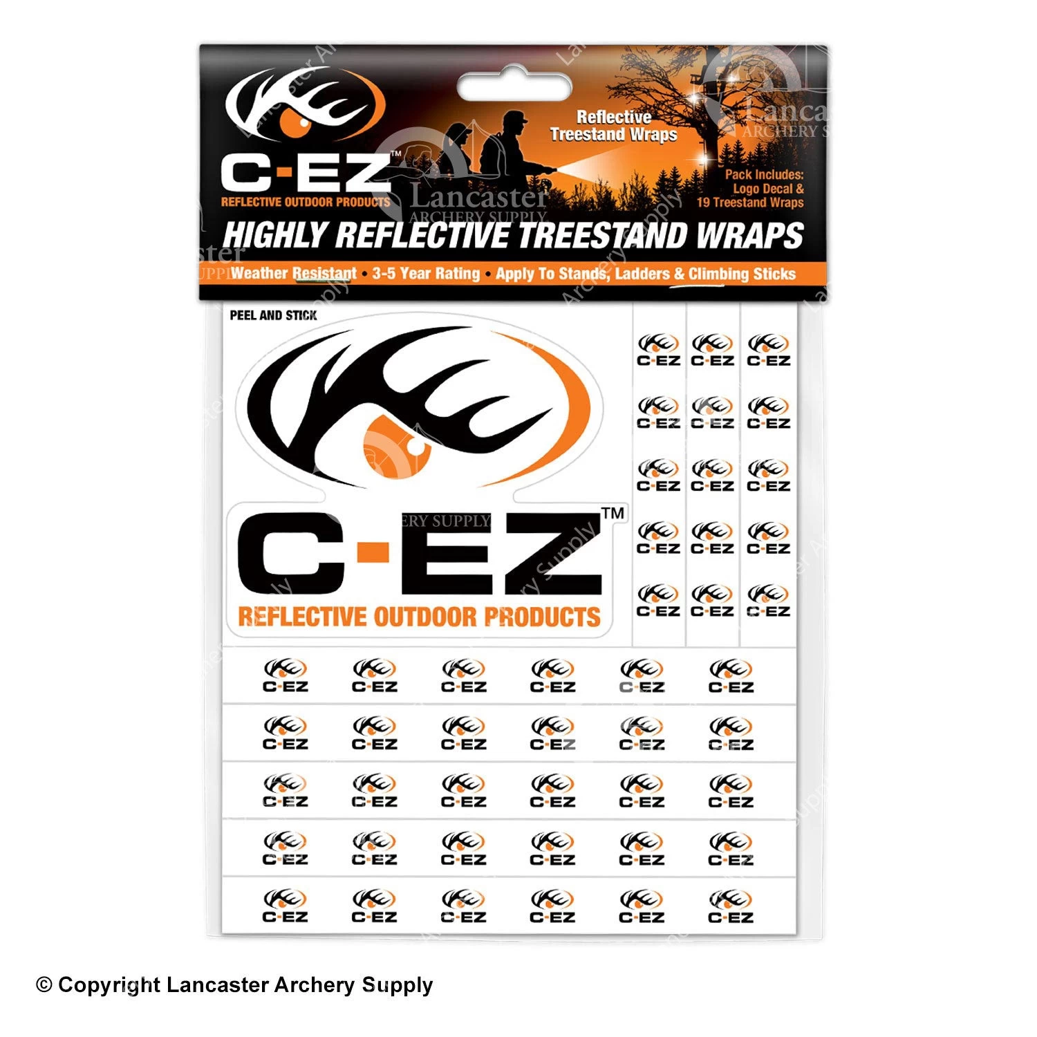 C-EZ Reflective Outdoor Products Reflective Treestand Wraps (Orange) 3 C-EZ Reflective Outdoor Products Reflective Treestand Wraps (Orange)