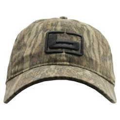 Banded Oiled Hunting Cap With B Logo