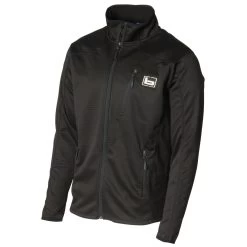 Banded Full-Zip Mid-Layer Fleece Jacket -Hunting shops BGR118Black 02