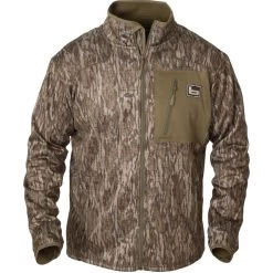 Banded Full-Zip Mid-Layer Fleece Jacket