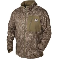 Banded Full-Zip Mid-Layer Fleece Jacket -Hunting shops BGR118Mossy20Oak20Bottomland 02