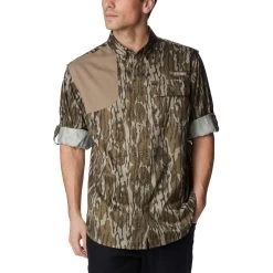 Columbia Men's Blood And Guts Shooter Shirt -Hunting shops COL3914Mossy20Oak20Bottomland20Flax 03