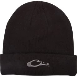 Drake Rib-Knit Stocking Cap -Hunting shops DRW1775Black 01