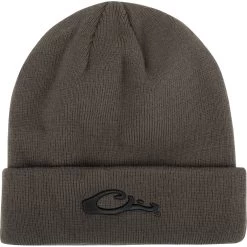 Drake Rib-Knit Stocking Cap -Hunting shops DRW1775Gray 01