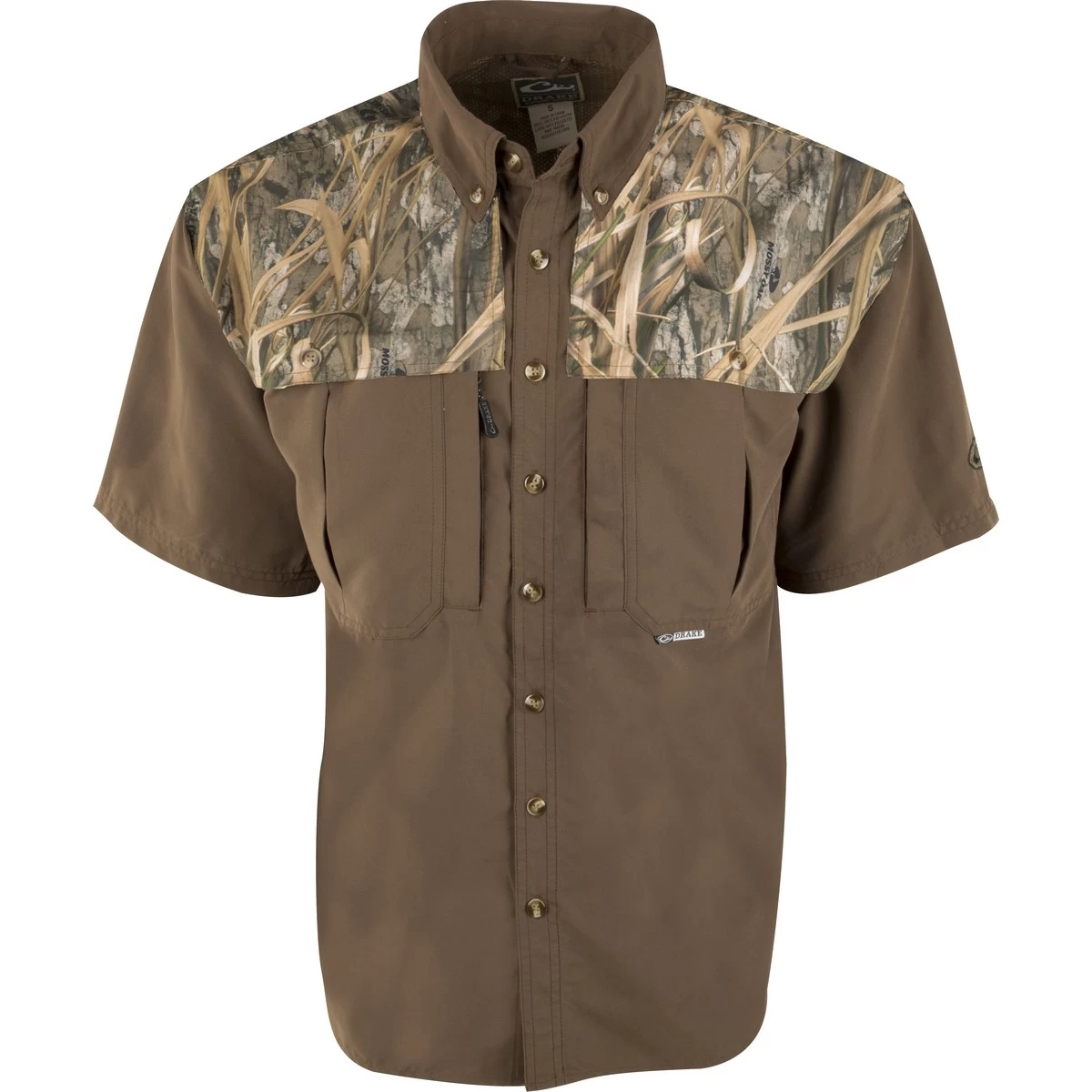 Drake EST Short Sleeve Camo Vented Wingshooter Shirt 4 Drake EST Short Sleeve Camo Vented Wingshooter Shirt - Image 2