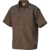 Drake EST Short Sleeve Camo Vented Wingshooter Shirt -Hunting shops DRW2600Mossy20Oak20Bottomland 01
