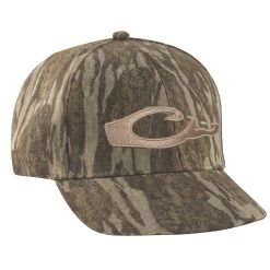 Drake Waterfowl Camo Flat Bill Logo Cap
