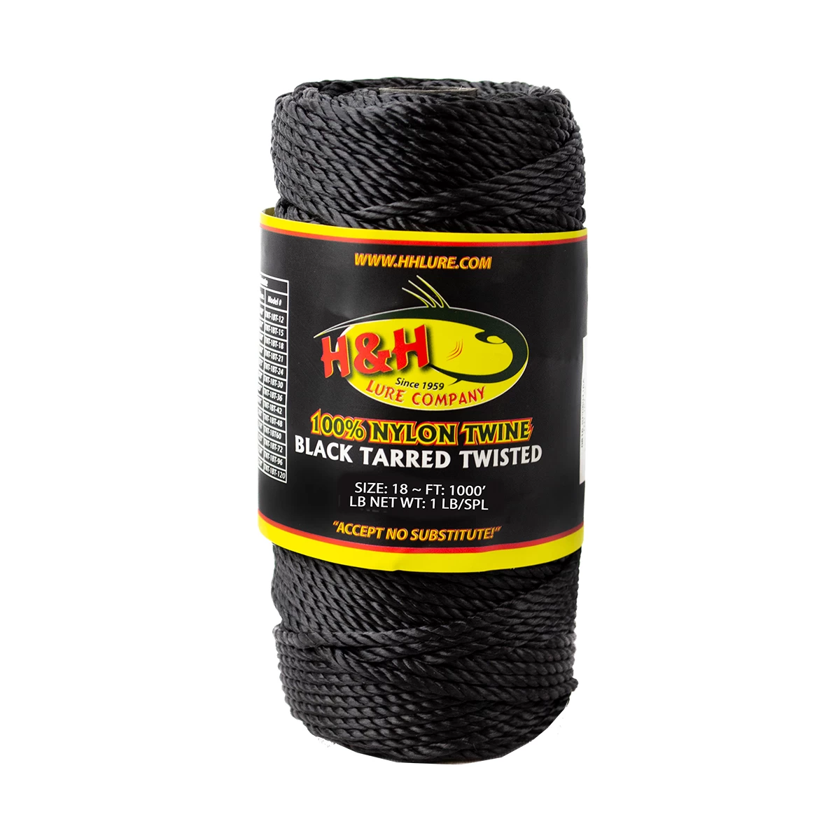 H & H Lure Black Tarred Twisted Twine 3 H & H Lure Black Tarred Twisted Twine
