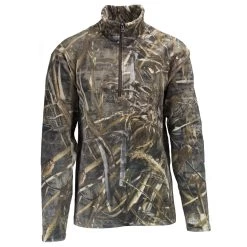 MPW Mens Early Bird Quarter Zip Fleece Pullover -Hunting shops MPW4026Realtree20Max205 01