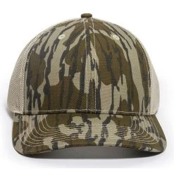 Outdoor Cap Cotton Twill Mesh Back Blank Cap -Hunting shops OUTOC771CAMOBottomland20Tan 03