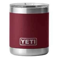 Yeti Rambler Lowball 10 Ounce With Magslider Lid -Hunting shops YETYRAM10Harvest20Red 01